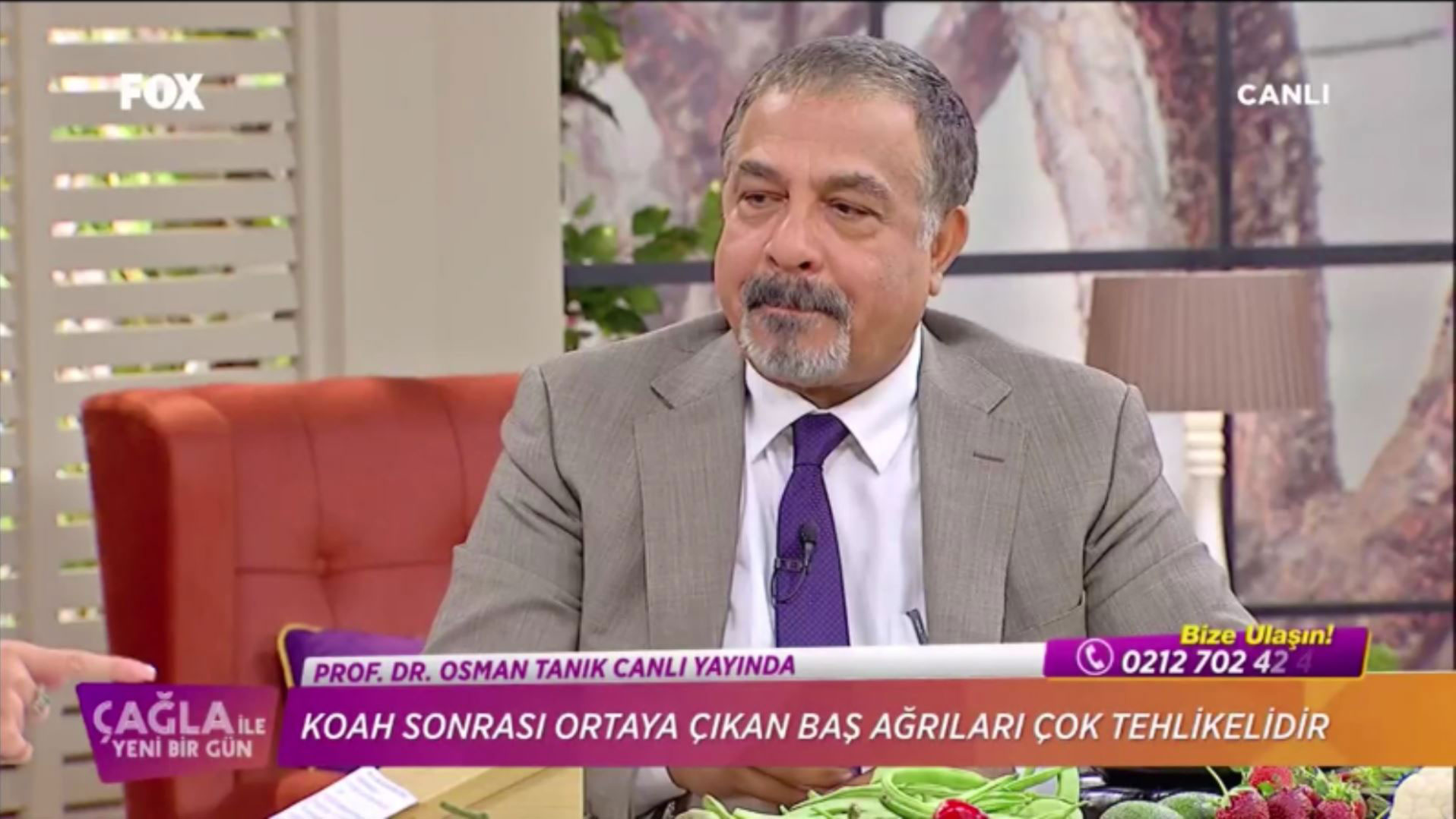 Prof. Dr. Osman Tanık Fox kanalında epilepsi hakkında bilgi verdi